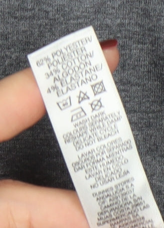 Dunnes Stores Men's Grey Slim Fit Short Sleeve T-Shirt XS