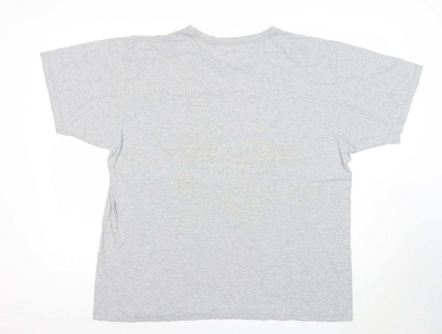 Adidas Men's Grey XL Graphic Sports T-Shirt Crew Neck Short Sleeve