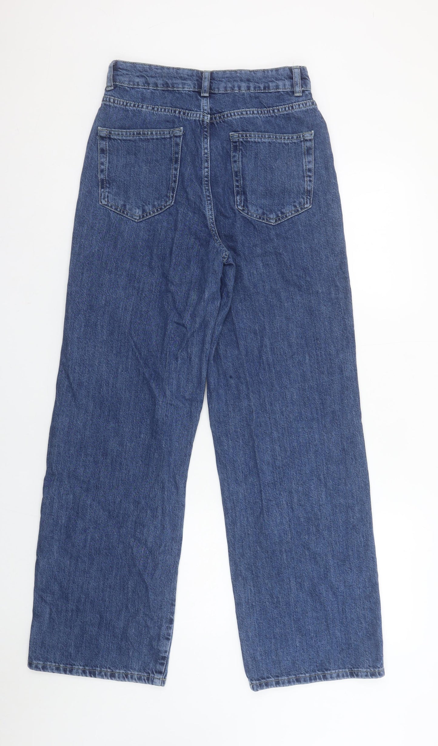 Savida Women’s Blue Wide-Leg High Rise Denim Jeans Size 8