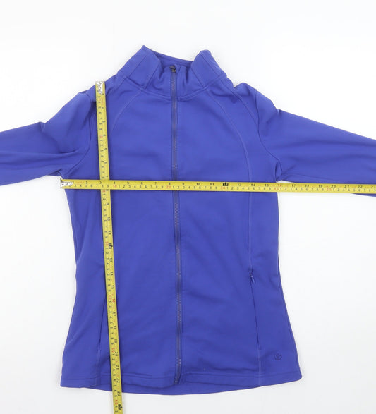 Dunnes Stores Women's Blue Full Zip Sweatshirt Size S