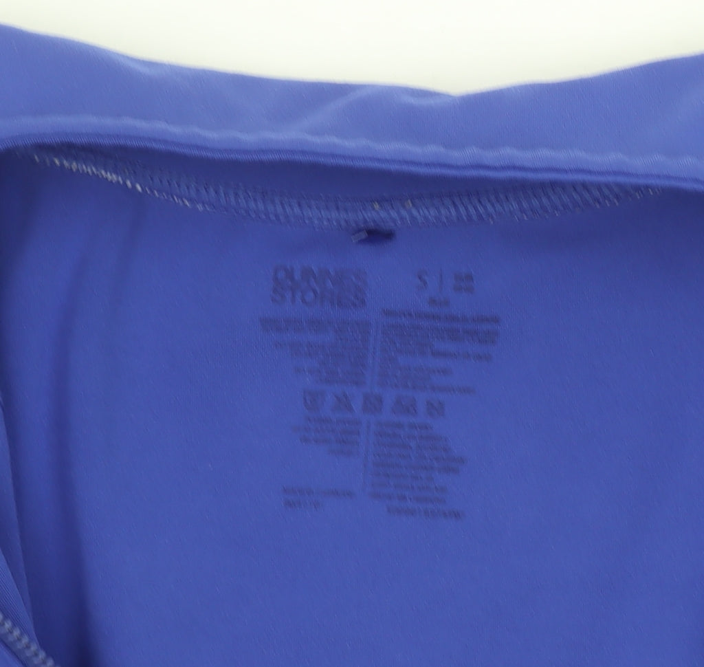 Dunnes Stores Women's Blue Full Zip Sweatshirt Size S