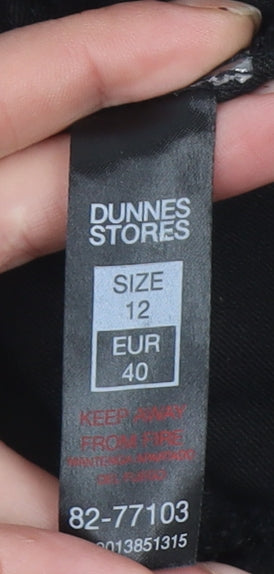 Dunnes Stores Womens Black Size 12 Jegging Jeans Slim Fit