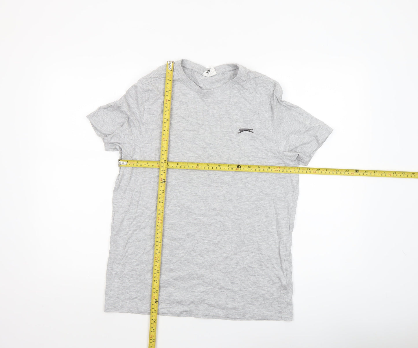 Slazenger Men's Grey XS Crew Neck Short Sleeve T-Shirt