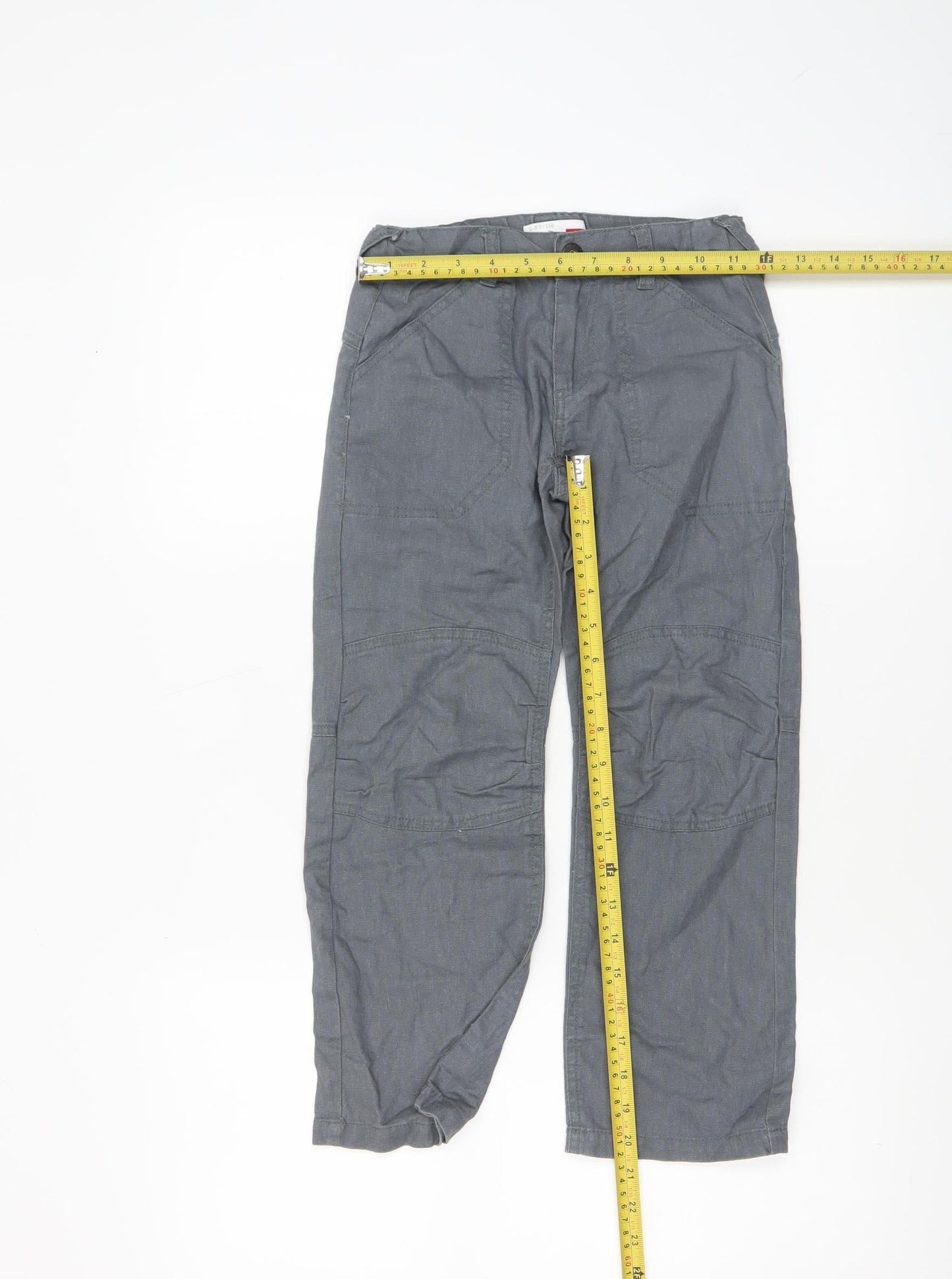 Name It Boys Grey Cargo Trousers 5 Years Regular Fit Cotton Blend