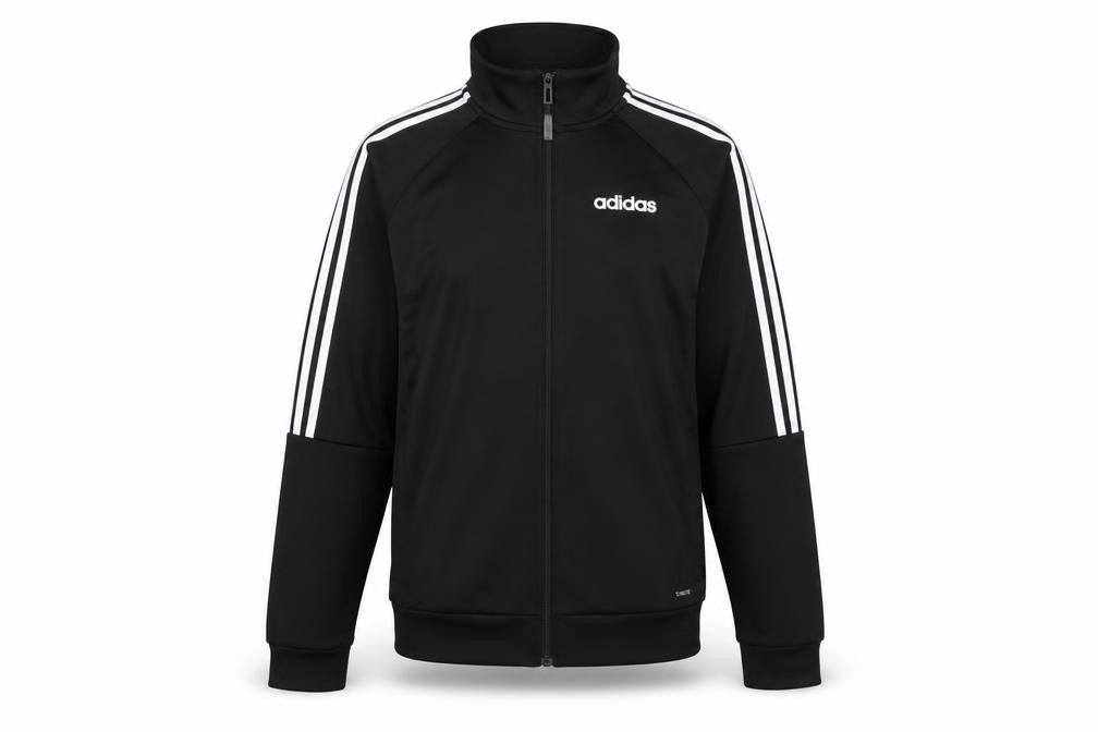 adidas Men's Black Full Zip Sports Jacket Size S Regular Fit