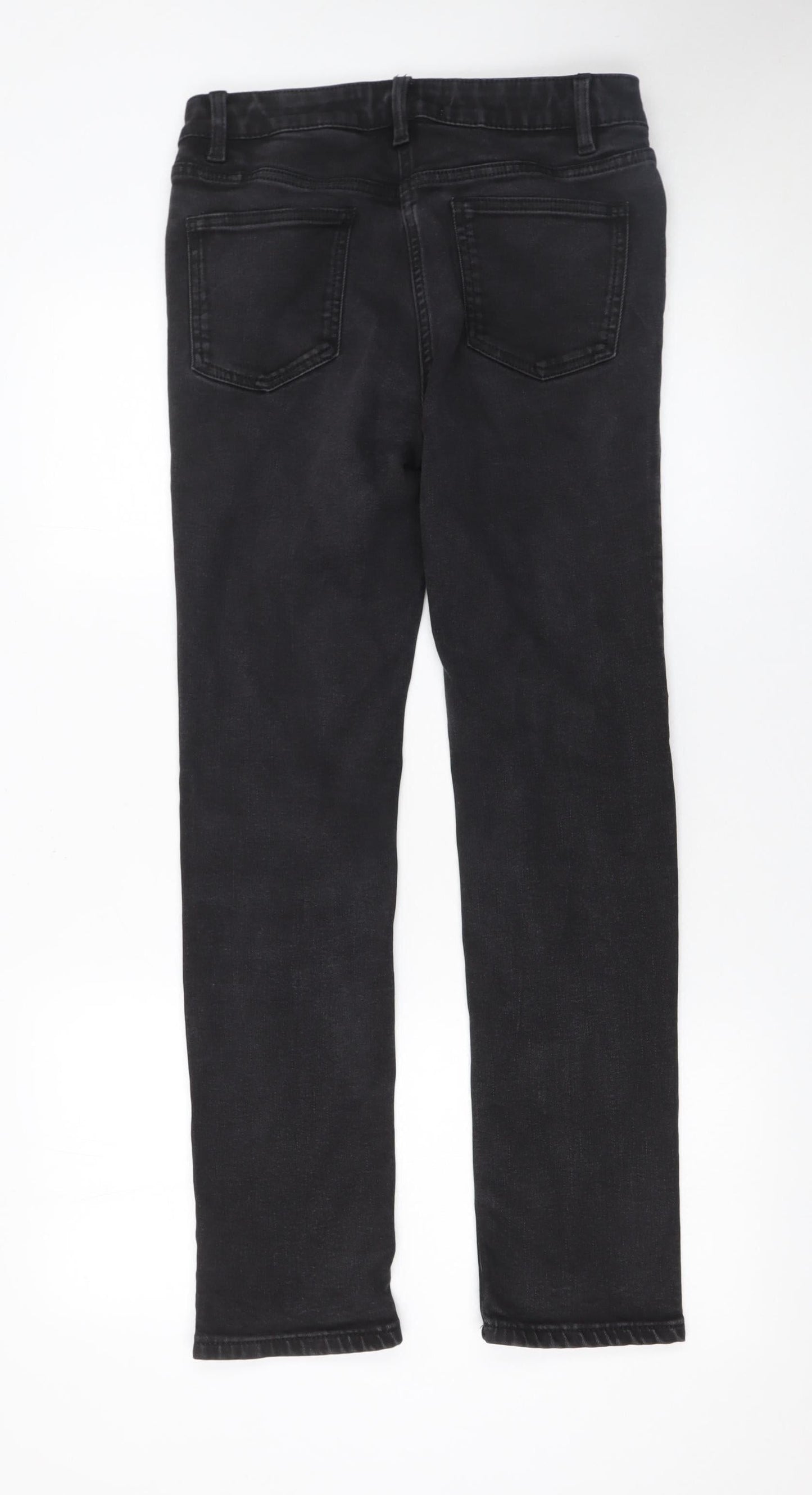 Next Women’s Black Slim Mid Rise Jeans Size 10R Stretch Denim