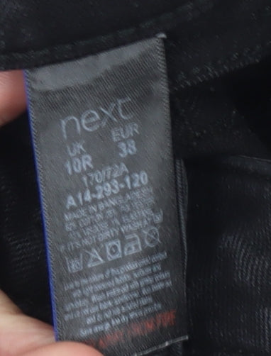Next Women’s Black Slim Mid Rise Jeans Size 10R Stretch Denim
