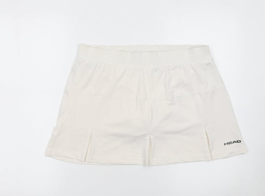 HEAD Womens Ivory XL Athletic Tennis Skort Stretch Activewear