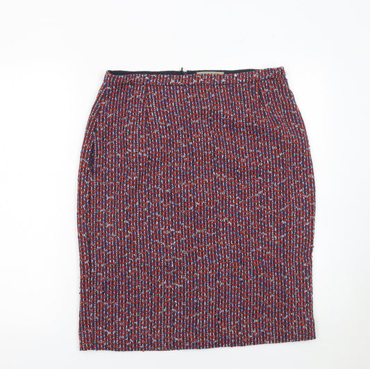 Jigsaw Women's Multicoloured Size 14 Tweed Pencil Skirt