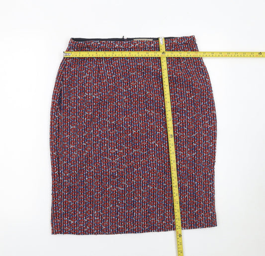 Jigsaw Women's Multicoloured Size 14 Tweed Pencil Skirt