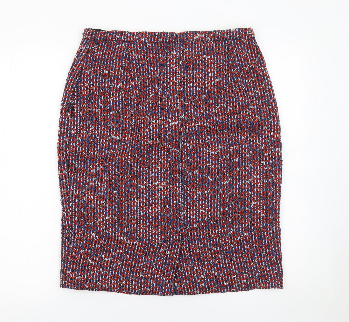 Jigsaw Women's Multicoloured Size 14 Tweed Pencil Skirt