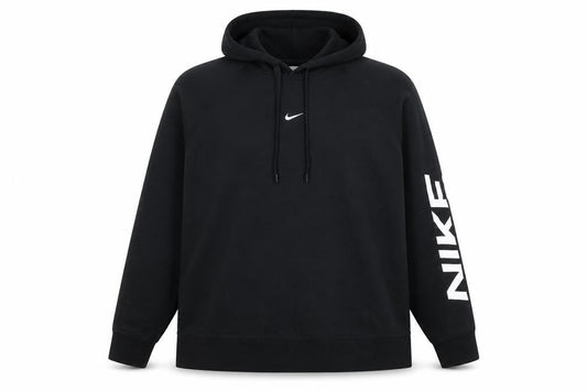 Nike Men's Black Dri-FIT Pullover Hoodie Large Cotton Blend