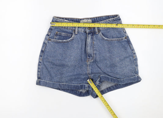 Denim Co. Women’s Blue Mom Denim Shorts Size 8 High Rise Casual