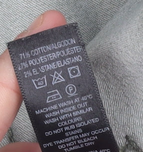 Dunnes Women’s Green Straight Jeans Size 16 Cotton Blend