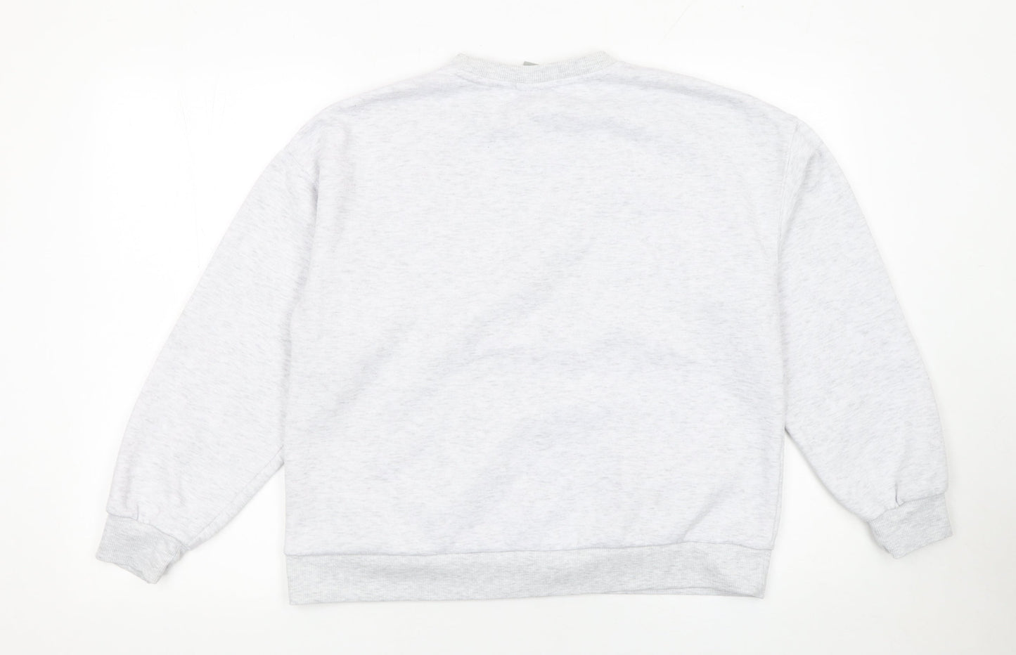 Disney Women Grey Mickey Mouse Sweatshirt Size S 10-12 Pullover