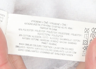 Disney Women Grey Mickey Mouse Sweatshirt Size S 10-12 Pullover