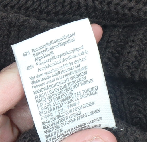 Betty Barclay Women Brown Knit Long Sleeve Cardigan Size 10