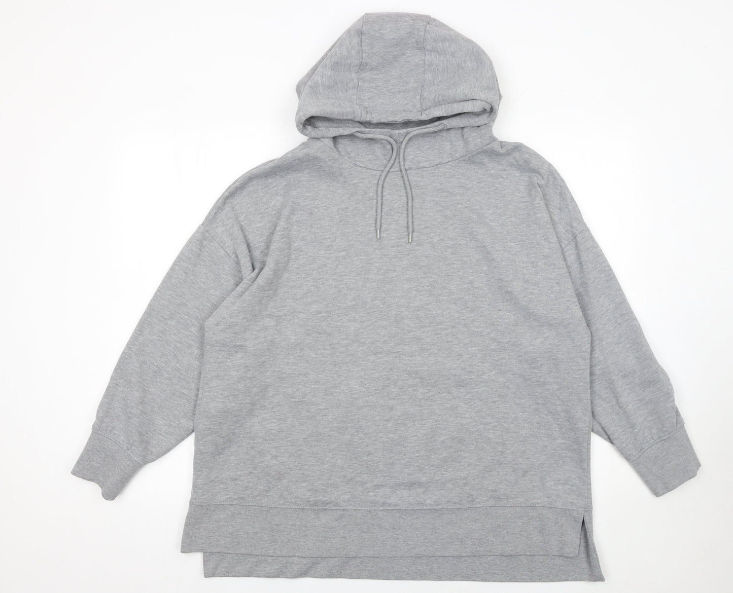 Dunnes Stores Women Grey Pullover Hoodie Size Large Sweatshirt