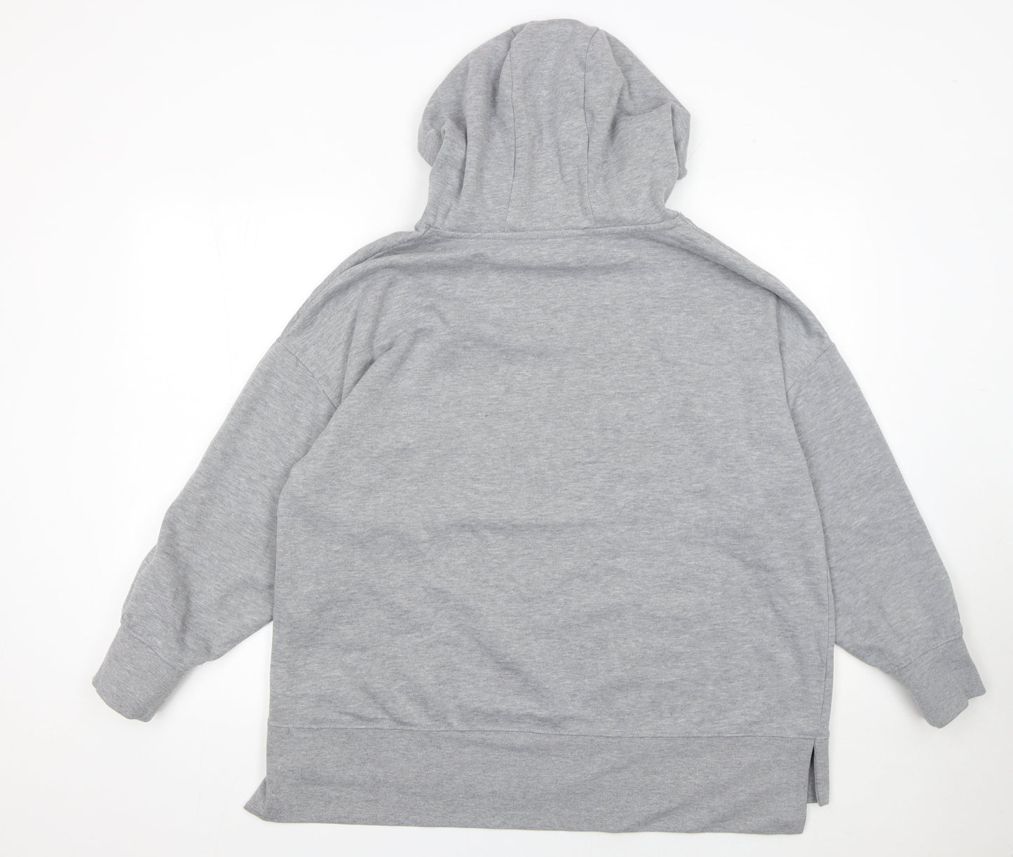 Dunnes Stores Women Grey Pullover Hoodie Size Large Sweatshirt