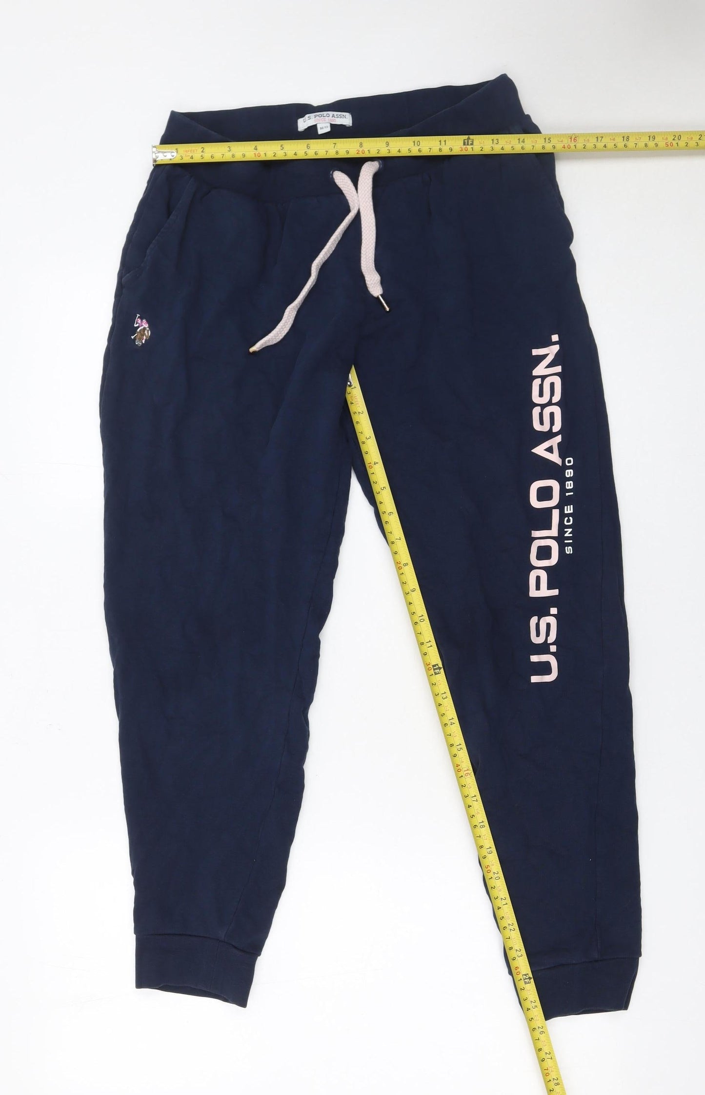 U.S. Polo Assn. Womens Blue Jogger Trousers Size 12