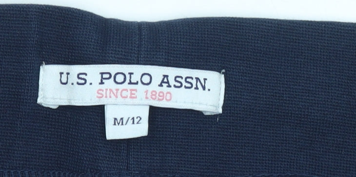 U.S. Polo Assn. Womens Blue Jogger Trousers Size 12