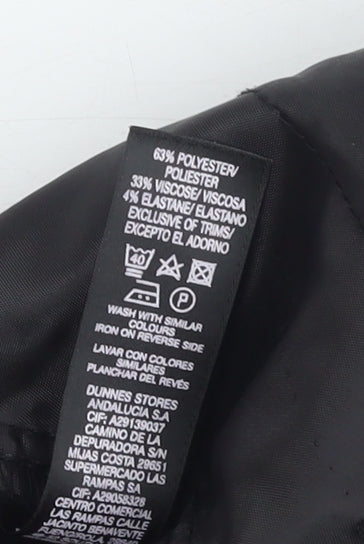 Dunnes Women's Black Size 18 Straight Leg Dress Pants