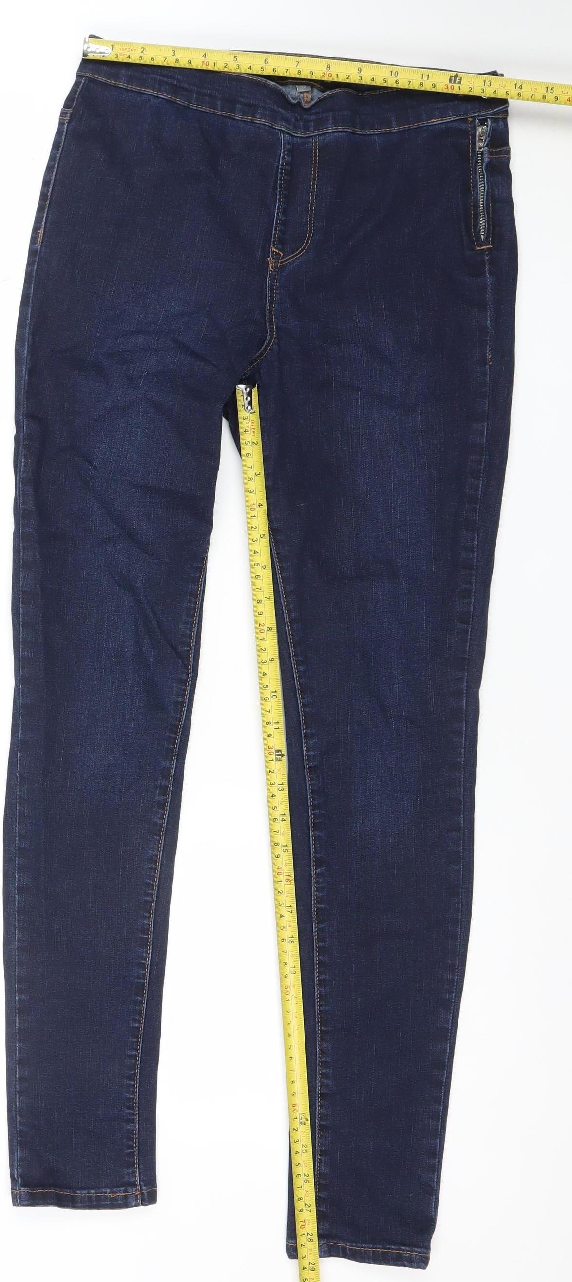 Principles Women Blue Slim Fit Stretch Skinny Jeans Size 10