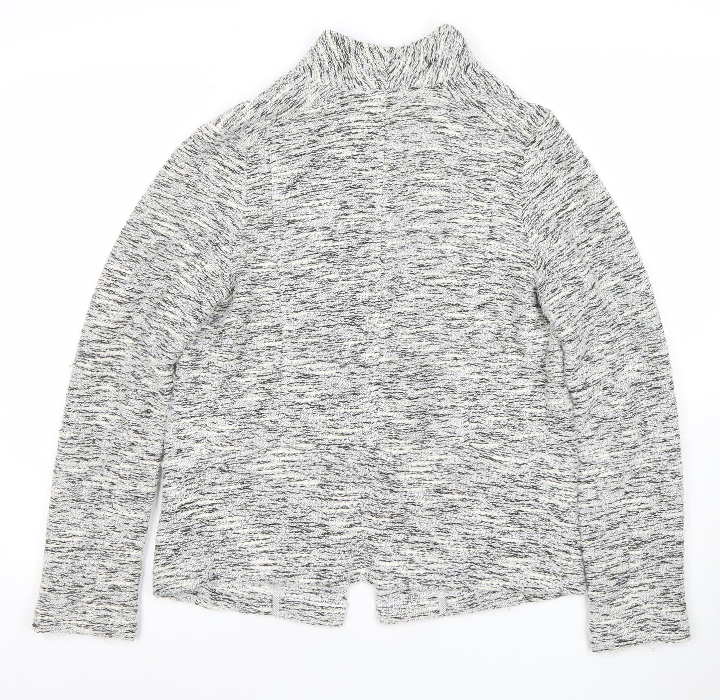 J.McLaughlin Women's Grey Knit Open Cardigan Size M Polyester Blend