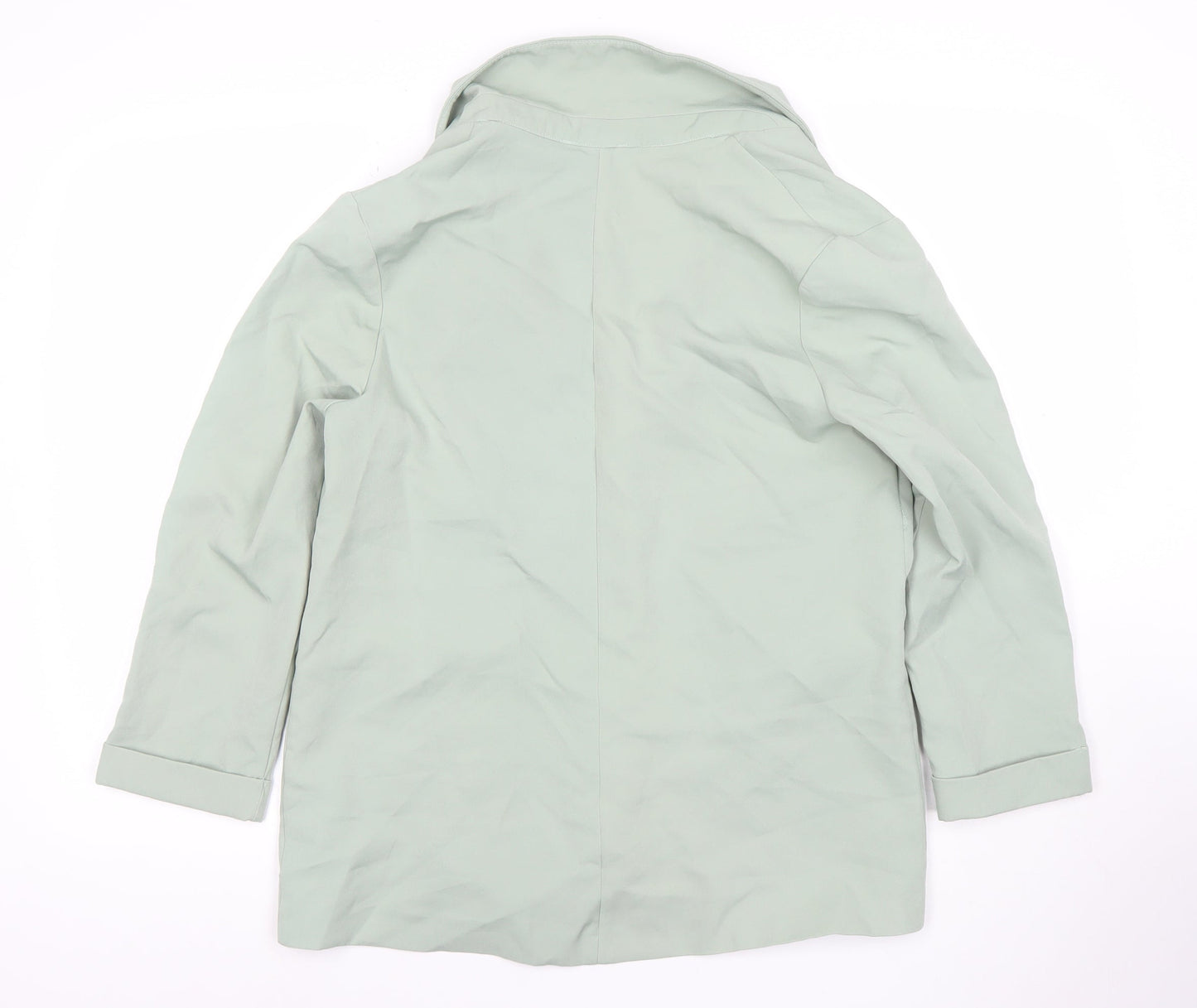 New Look Women’s Green Size 10 Single-Breasted Blazer Jacket