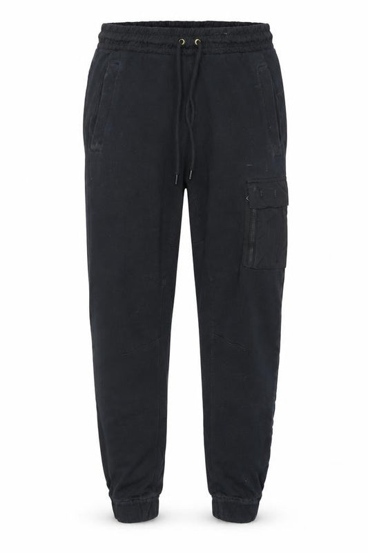 Nike Men's Black Jogger Trousers Small Woven Cotton Blend Activewear