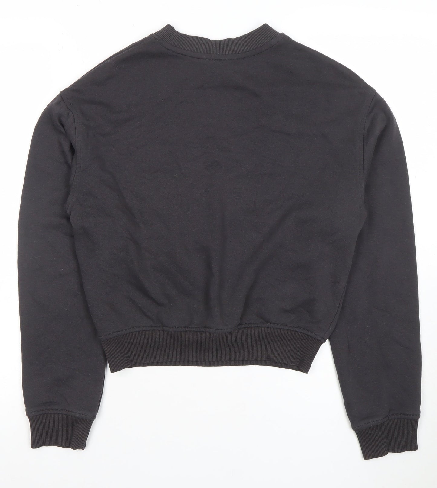 H&M Divided Women's Black Nebraska USA Graphic Pullover Sweatshirt XXS