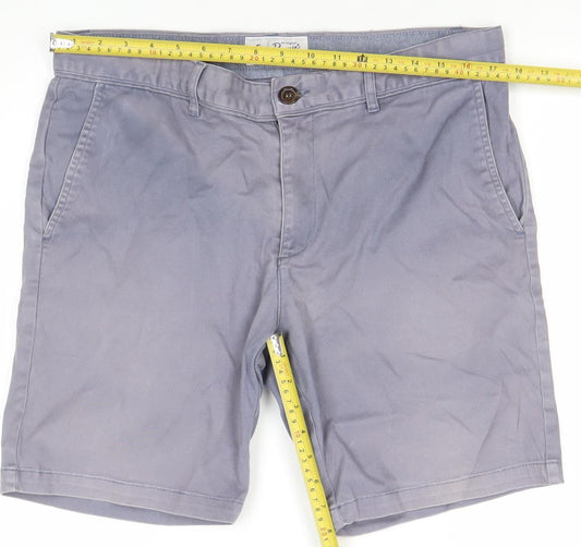 Original Penguin Men's Grey Chino Shorts Size 34 Regular Fit