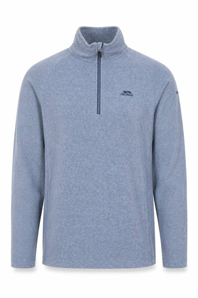 Trespass Men's Blue XS 1/4 Zip Lightweight Pullover Sweatshirt