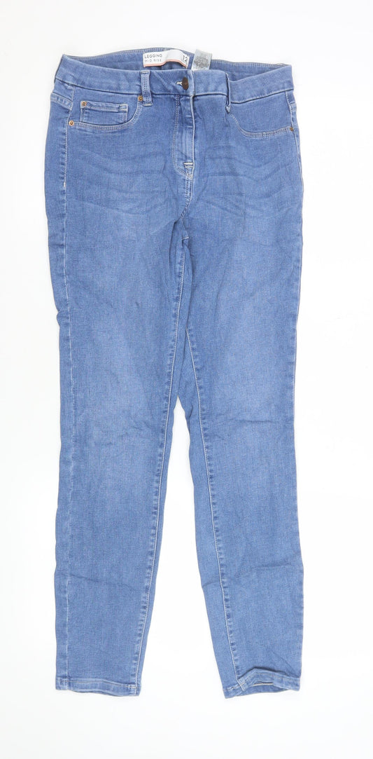 Next Women’s Blue Mid Rise Jegging Jeans Size 12 Slim Fit