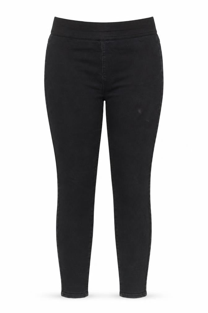 Front view of Papaya Women’s Black Jegging Jeans, size UK 10, Stretch Cotton Blend
