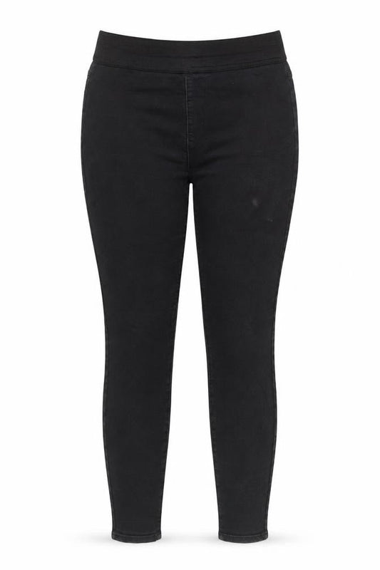 Front view of Papaya Women’s Black Jegging Jeans, size UK 10, Stretch Cotton Blend