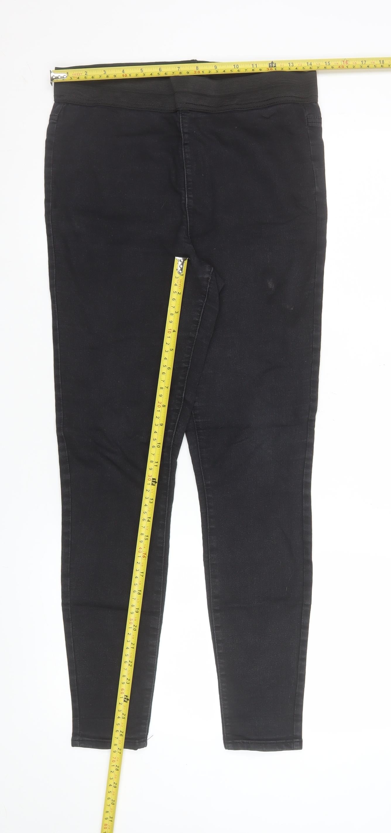 Papaya Women’s Black Jegging Jeans Size 10 Stretch Cotton Blend