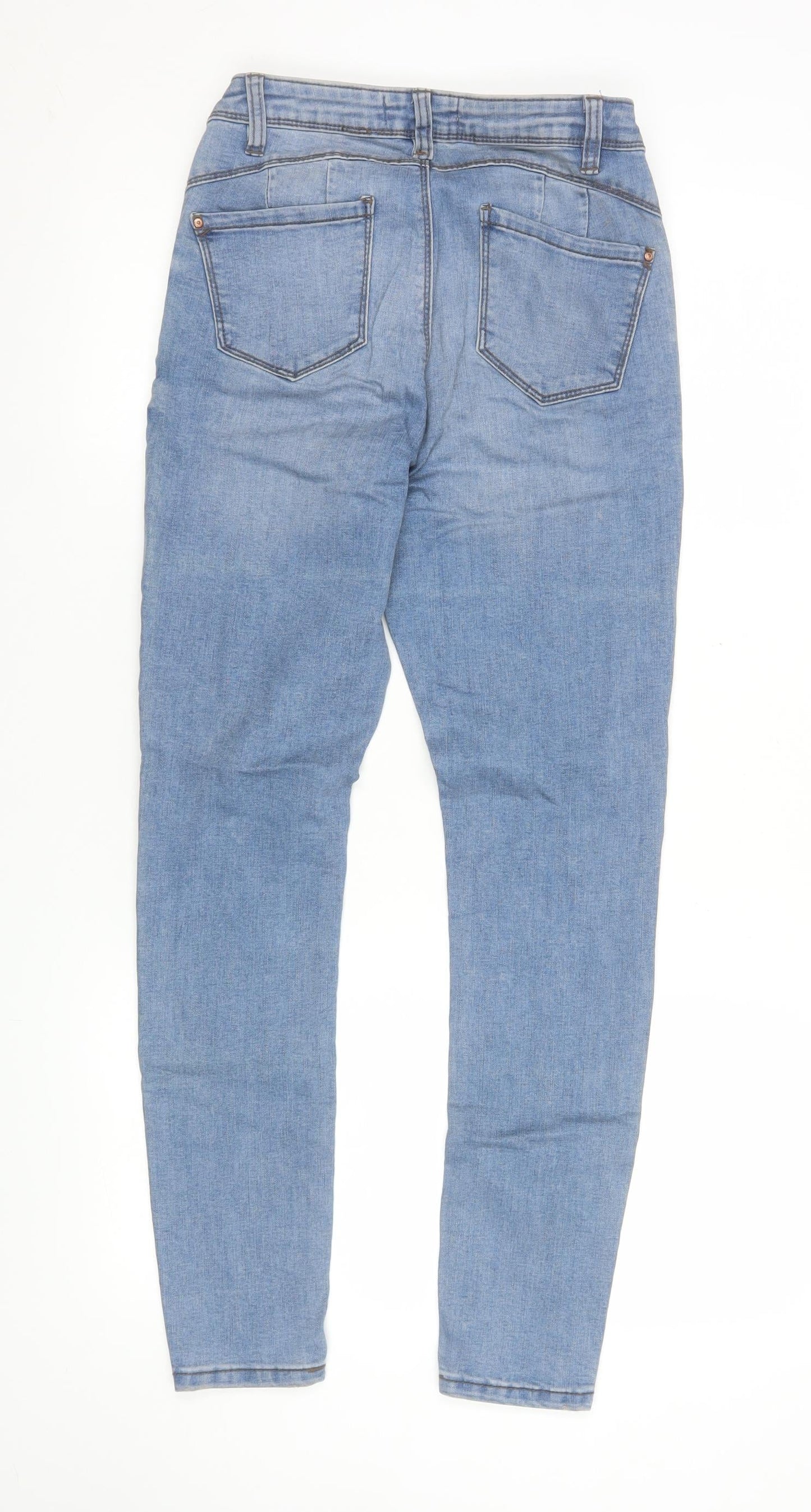 Denim Co. Womens Blue Skinny Stretch Jeans Size 10 Regular Fit