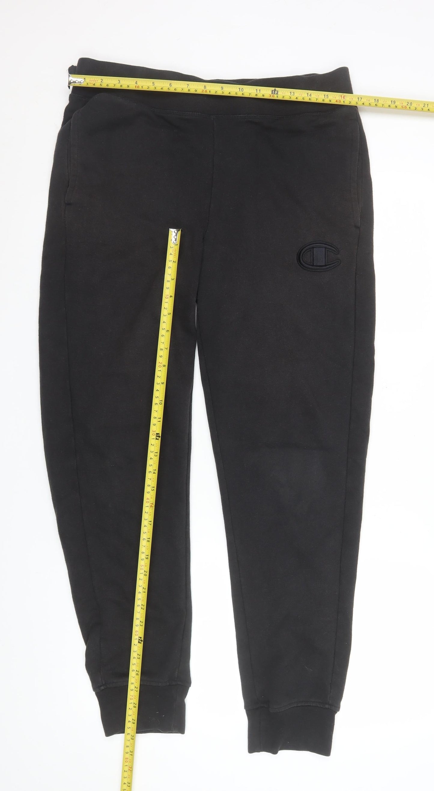 Champion Men's Black Medium Jogger Sweatpants with Pockets
