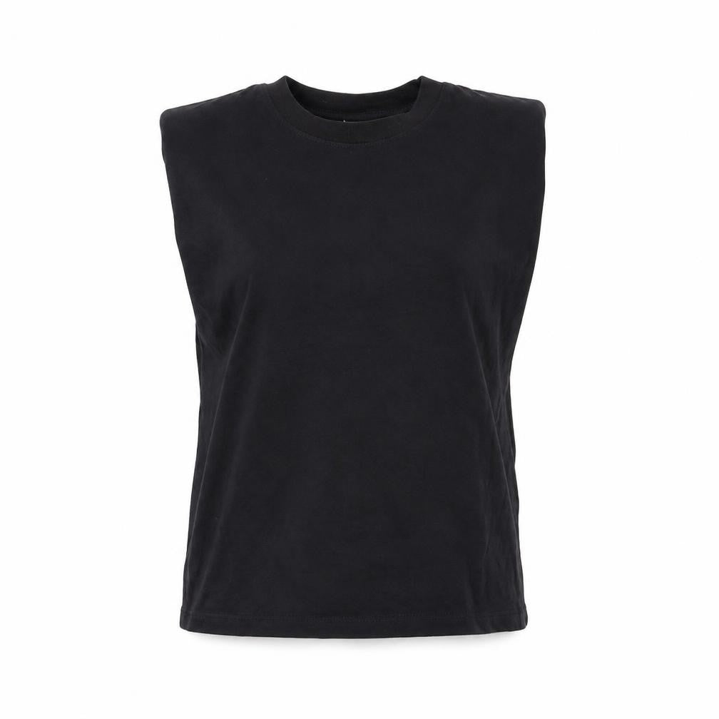 Zara Women's Black Cotton Basic Crew Neck T-Shirt Size S