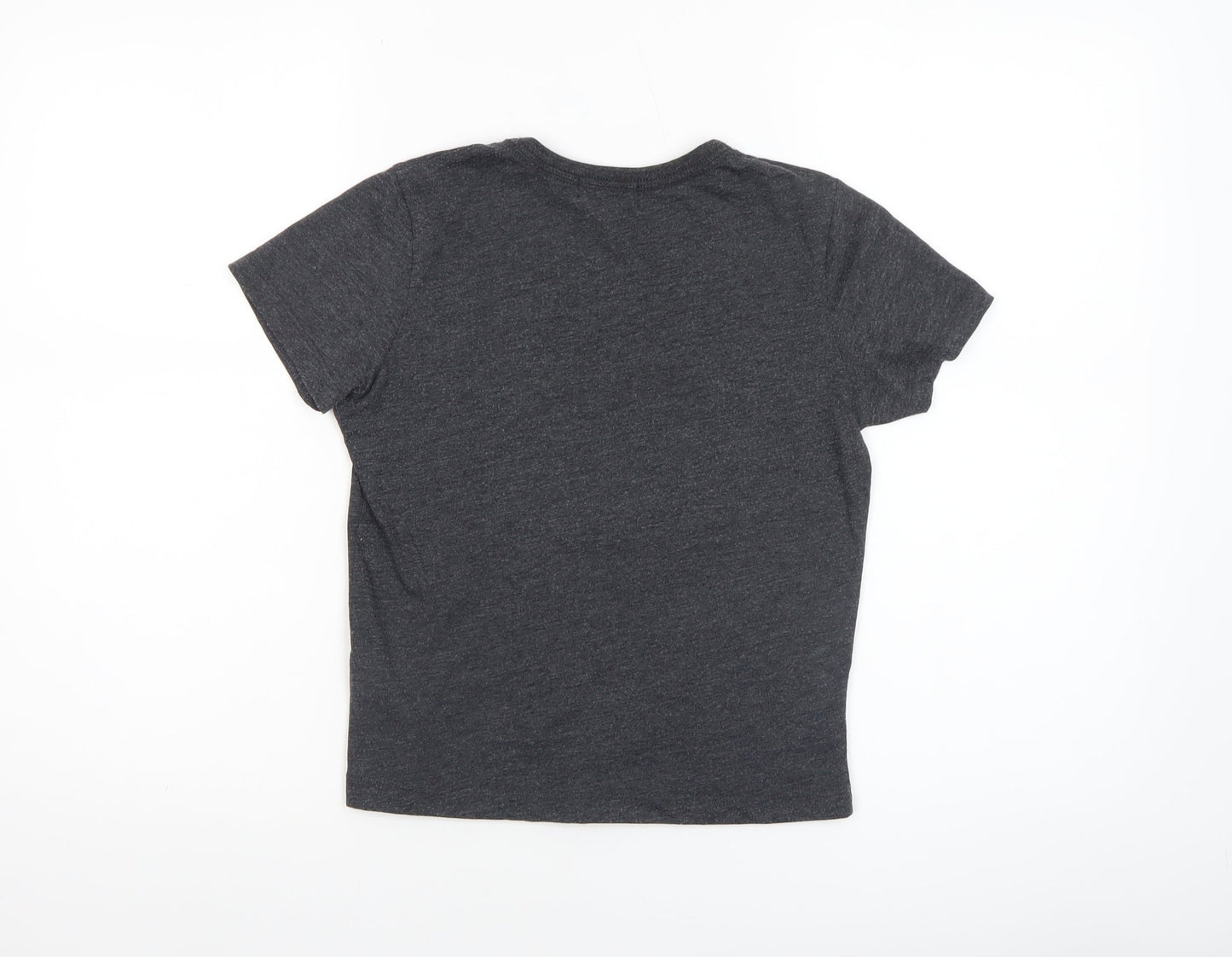 Brave Soul Women's Grey XS College Print Short Sleeve T-Shirt