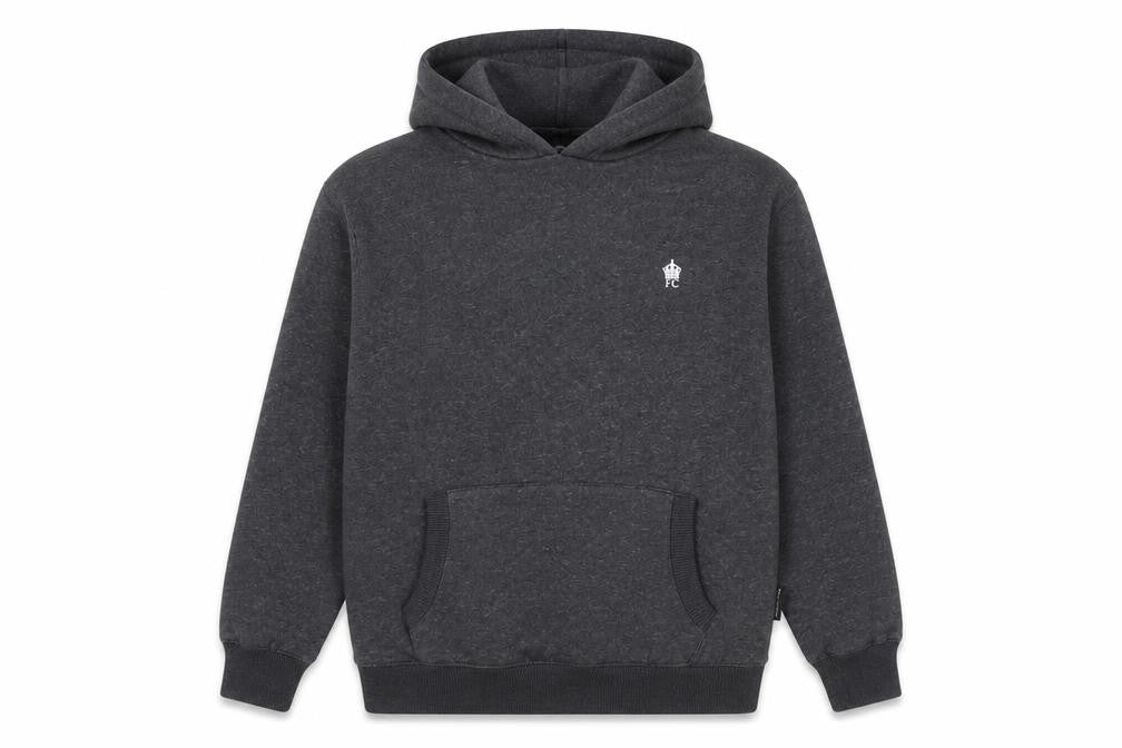 French Connection Boys Charcoal Pullover Hoodie Size 13-14 Years Cotton Blend