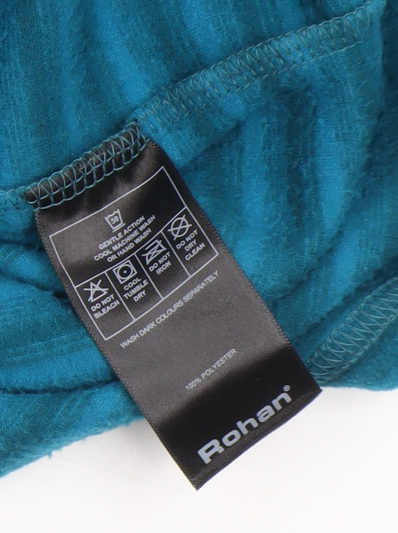 Rohan Men's Blue Striped XL Long Sleeve Polyester Casual Top