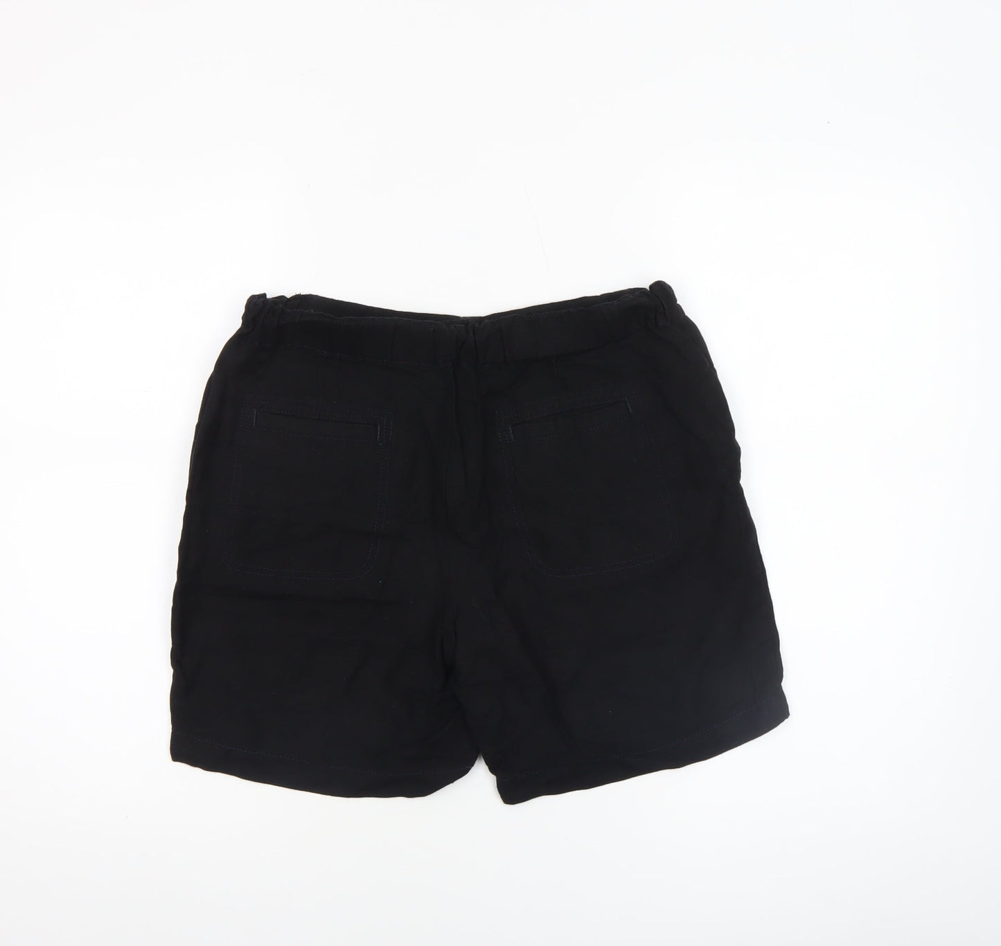 Dunnes Women’s Black Linen Blend Chino Shorts Size 8