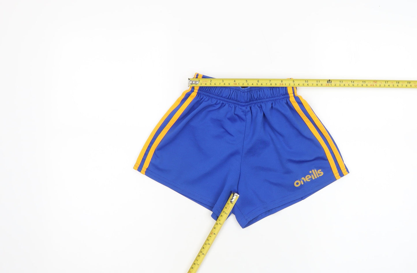 O'Neills Boys Blue Athletic Shorts 24in Elastic Waist Polyester