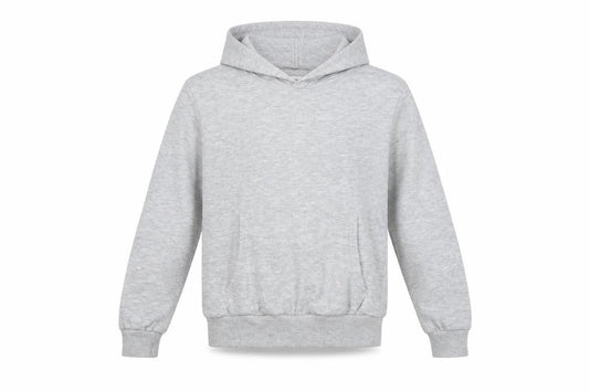 Marks & Spencer Boys Grey Marl Pullover Hoodie Age 11-12 Years Cotton Blend