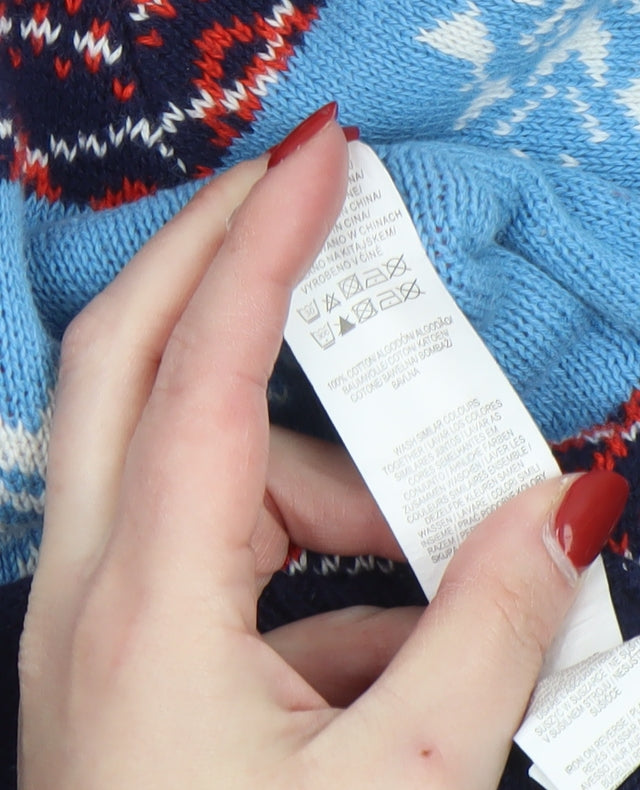 Marvel Men’s Multicoloured Medium Captain America Fair Isle Jumper
