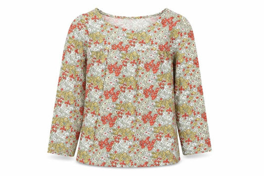 Laura Ashley Women’s Multicoloured Floral Cotton Tunic Blouse UK 10