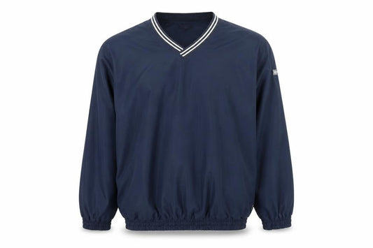 Kartel Mens Blue V-Neck Pullover Golf Sweatshirt Size L