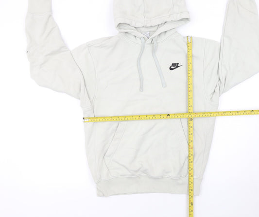 Nike Men's Beige Pullover Hoodie XS Fleece Sportswear